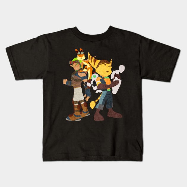 ratchet clank Kids T-Shirt by Kevan Hom